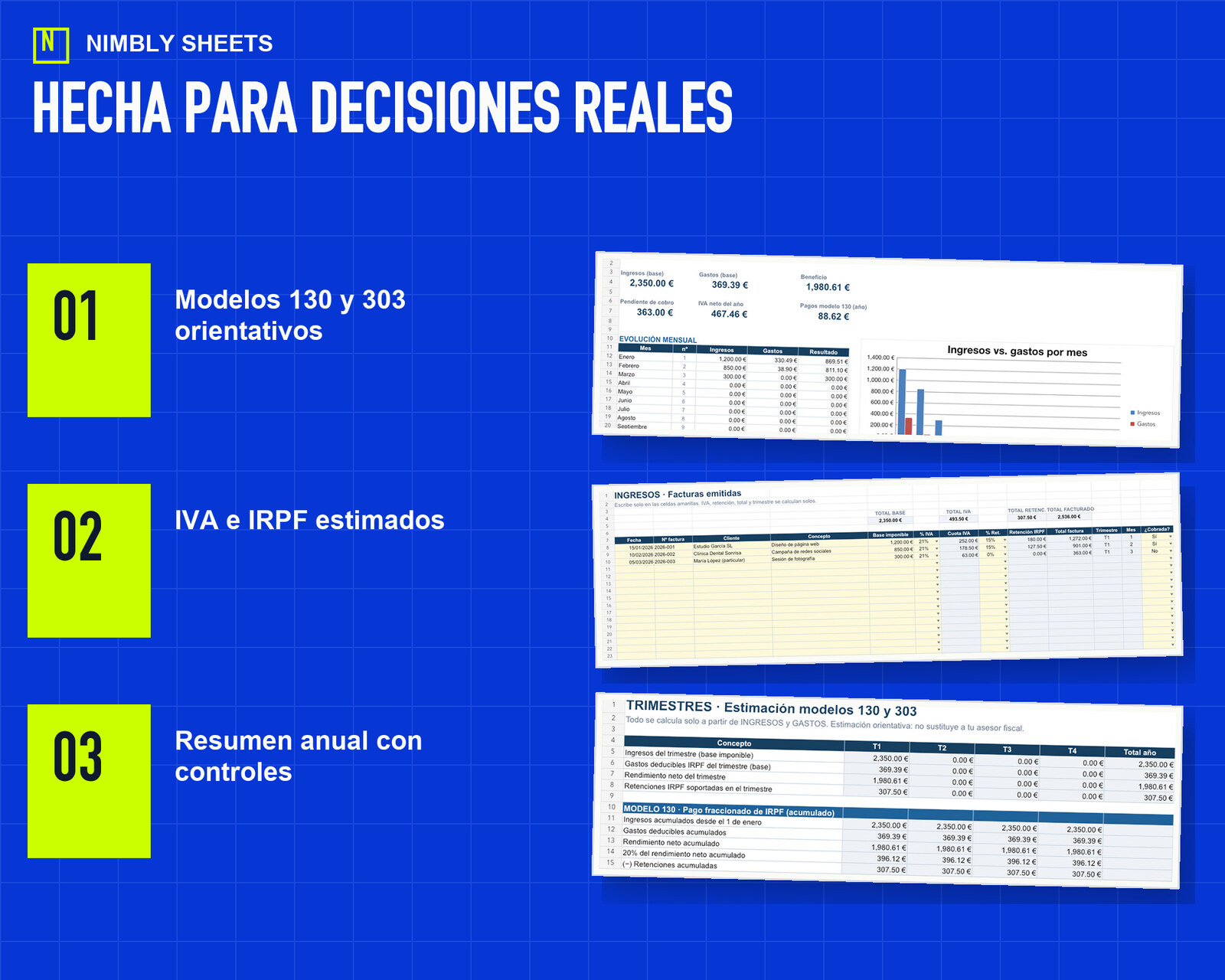 Contabilidad para Autónomos 2026: key features